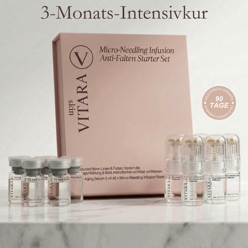 Anti-Falten-Starterset - VITARA Micro-Needling Infusion für zu Hause