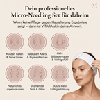 VITARA Micro Needling Set - Anti - Aging Kollagen Falten | VitaraSkin - Vitara Skin | Micro - Needling Infusion für Zuhause!